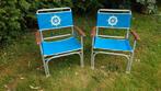 Vintage dekstoelen, aluminium klapstoelen, Ophalen, Gebruikt, Overige typen