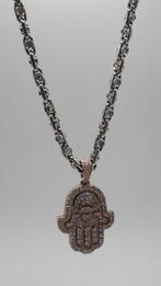 Witgouden ketting 18kt met Briljant, Www.bredajuwelier.nl, Ophalen of Verzenden, Zo goed als nieuw, Www.bredajuwelier.nl