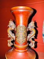 Antieke Japanse bronzen vaas, Ophalen