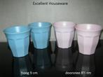 Excellent Houseware bekers mokjes kunststof bekertjes mokken, Huis en Inrichting, Ophalen of Verzenden, Effen