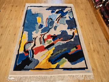 Handgeknoopt oosters tapijt modern 212x147 beschikbaar voor biedingen