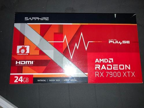 7900XTX Sapphire Pulse 24GB, Computers en Software, Videokaarten, Gebruikt, AMD, PCI-Express 4.0, GDDR6, HDMI, DisplayPort, Ophalen