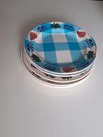 5 Boerenbont Dinerborden (26-27cm), Ophalen, Gebruikt, Bord(en), Aardewerk