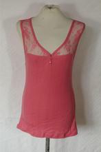 Mooi roze damesshirt.Kant.Mt S., ., Ophalen of Verzenden, Zo goed als nieuw, Korte mouw