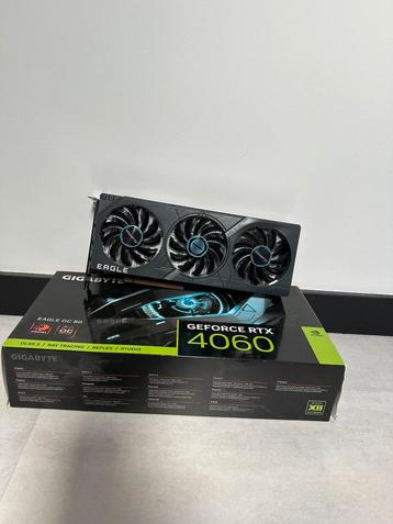 Gigabyte geforce RTX 4060 eagle oc 8G garantie tot 12-1-27 beschikbaar voor biedingen