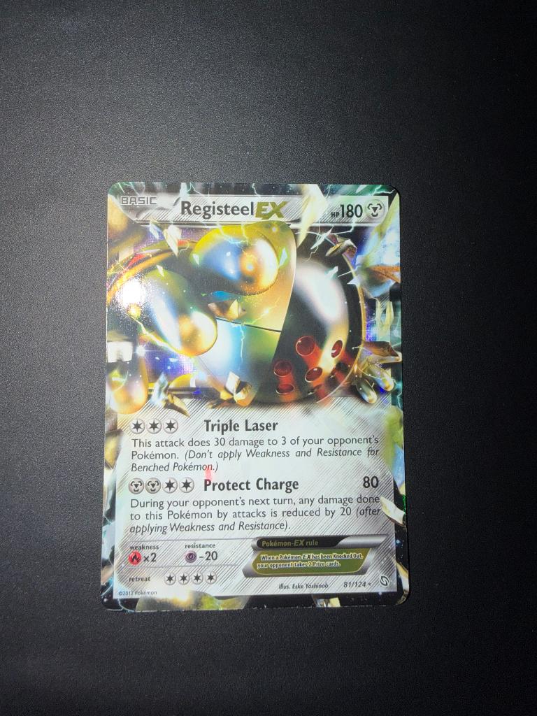 Registeel EX 81/124 Dragons Exalted, Ophalen of Verzenden, Nieuw, Losse kaart