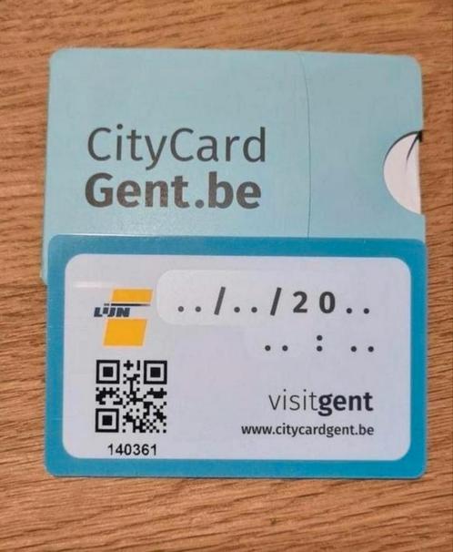City Card Gent voor 3 dagen, Tickets en Kaartjes, Kortingen en Cadeaubonnen, Eén persoon, Overige typen