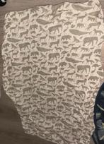 Jollein hoeslaken jungle dieren nieuw, Ophalen of Verzenden, Nieuw, Wit, Jongetje of Meisje