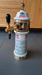 Peroni Nastro Azzurro tap Porselein / Messing, Ophalen of Verzenden, Zo goed als nieuw, Glas of Glazen, Overige merken