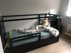 Ikea keerbaar kura bed, Ophalen, Eenpersoons, 210 cm, Grijs