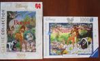 2 Disney puzzels - Bambi - 1000 st. - samen voor tien euro, Ophalen of Verzenden, 500 t/m 1500 stukjes, Zo goed als nieuw, Legpuzzel