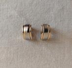 Vintage goud en zilverkleurige clip oorbellen., Ophalen of Verzenden, Zo goed als nieuw, Goud, Overige materialen