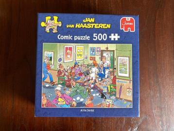 Puzzel comic 500 bij de tandarts Jan van Haasteren beschikbaar voor biedingen
