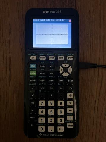 Grafische rekenmachine TI-84 Plus CE-T beschikbaar voor biedingen