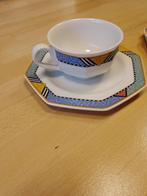 Villeroy en boch servies 4x kop en schotel, Keramiek, Overige stijlen, Kop(pen) en/of Schotel(s), Gebruikt