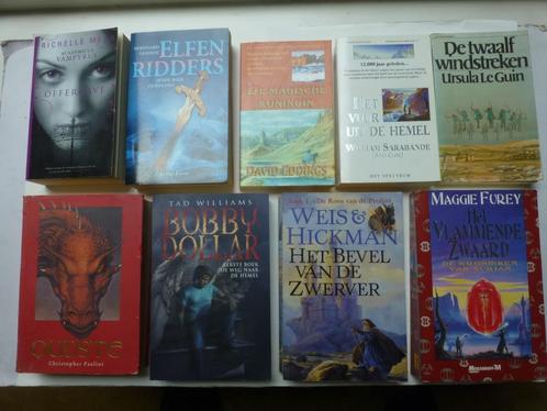 9 fantasy boeken. Vlammende zwaard, Elfenridders, etc., Boeken, Fantasy, Zo goed als nieuw, Ophalen of Verzenden