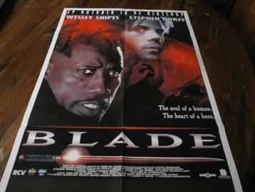 mooie xl film poster BLADE met  o.a Wesley Snipes  beschikbaar voor biedingen