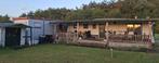 Stacaravan met veranda en kantoorunit, circa november 25, Tot en met 2