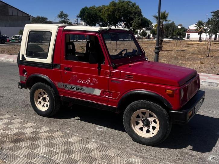 Suzuki Samurai cabrio, bouwjaar 1986, 131.000 km, youngtimer, Auto's, Suzuki, Bedrijf, Samurai, Benzine, SUV of Terreinwagen, Rood