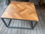 Visgraat salontafel 80 x 80CM, Huis en Inrichting, Tafels | Salontafels, Ophalen, Minder dan 50 cm, 50 tot 100 cm, Zo goed als nieuw