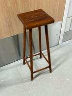 Vintage houten plantentafeltje / krukje / pilaar, Ophalen of Verzenden, Zo goed als nieuw