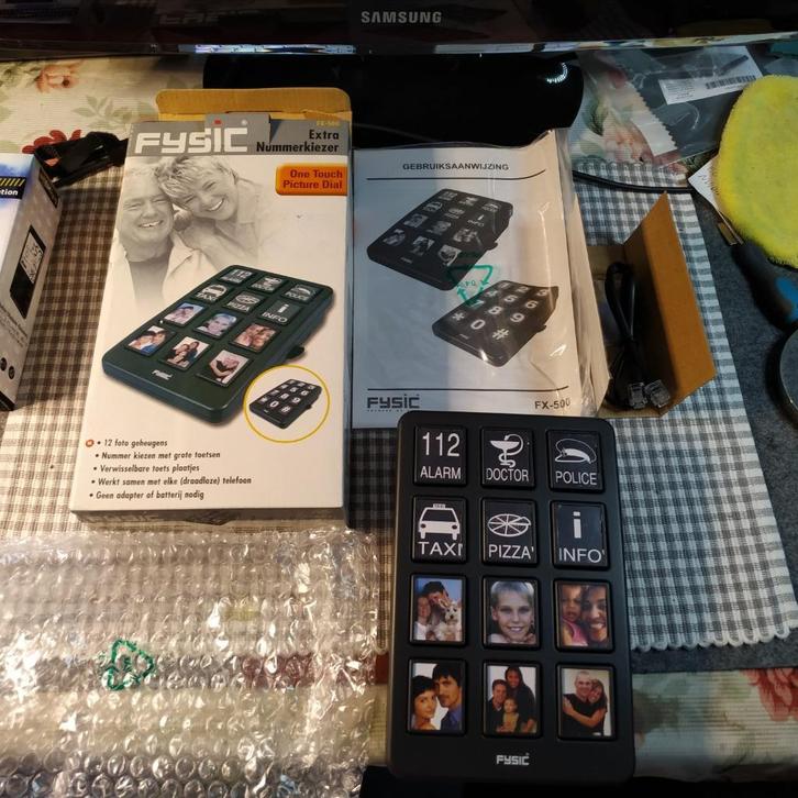 Fysic Big Button Telefoonkiezer FX-500, Telecommunicatie, Vaste telefoons | Handsets en Draadloos, Nieuw, 1 handset, Ophalen of Verzenden