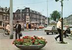 DEN HAAG, Paul Krügerplein, Auto in Straatbeeld, Viskraam, Ophalen of Verzenden, 1960 tot 1980, Ongelopen, Zuid-Holland