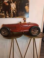 Prachtige grote zware antieke race auto bugatti mancave, Antiek en Kunst, Ophalen of Verzenden