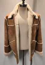 Heren lammy coat jack - maat 52 / L - lamsvacht, Maat 52/54 (L), Bruin, Offset, Ophalen of Verzenden