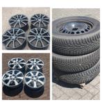 Winterbanden opel 215/60 r16 velgen vw cross polo audi q5, Ophalen, 215 mm, 16 inch, Banden en Velgen