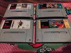 4 voetbal super Nintendo spelletjes in een koop (zie foto's), Spelcomputers en Games, Games | Nintendo Super NES, Gebruikt, 1 speler
