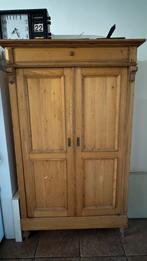 Massief houten kast: 4 planken, 3 lades | vintage/landelijk, Ophalen
