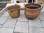 2x koper ketel, Antiek en Kunst, Antiek | Koper en Brons, Ophalen, Koper