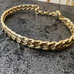 14 karaat gouden armband cuban schakel, Sieraden, Tassen en Uiterlijk, Armbanden, Ophalen of Verzenden, Zo goed als nieuw, Goud