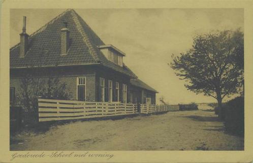 (304-014-019) Goedereede School met woning, Verzamelen, Ansichtkaarten | Nederland, Zuid-Holland, Verzenden