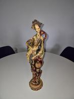 Speksteen Beeldje van een Chinese Dame 48 cm hoog, Antiek en Kunst, Ophalen of Verzenden