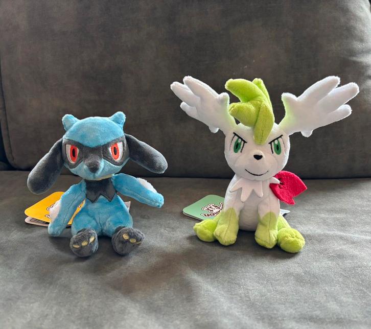 Riolu Shaymin Pokemon Center Fit Knuffels, Kinderen en Baby's, Speelgoed | Knuffels en Pluche, Nieuw, Overige typen, Ophalen of Verzenden