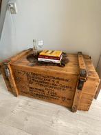 Vintage houten kist uit Koude Oorlog, Minder dan 50 cm, Zo goed als nieuw, Ophalen