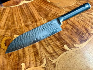 Laatste 5 Luxe Japans Koksmes –Damascus Staal – geschenkdoos beschikbaar voor biedingen