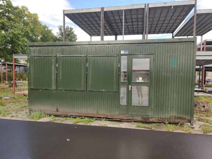 Gebruikte unit - ca. 6x5m - incl. loket, wc, urinoir, Zakelijke goederen, Machines en Bouw | Keten en Containers, Ophalen of Verzenden
