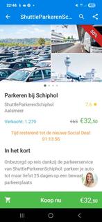 Shuttle pakeren / parkeerdeal Schiphol - 7-9 dagen parkeren, Eén persoon, Overige typen