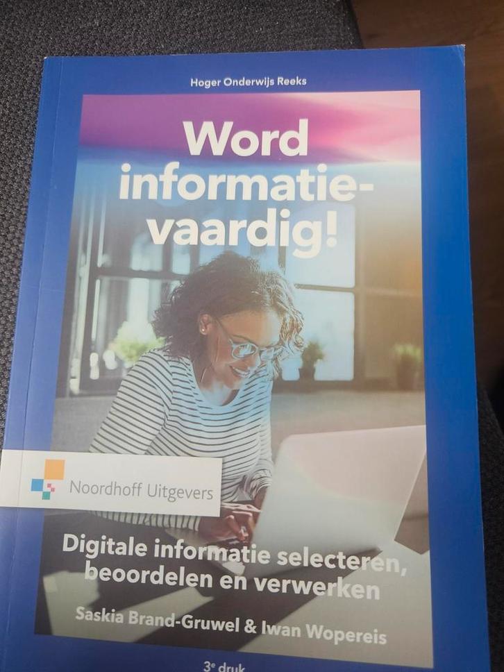 Word informatievaardig HBO Social Work, Boeken, Studieboeken en Cursussen, Ophalen of Verzenden