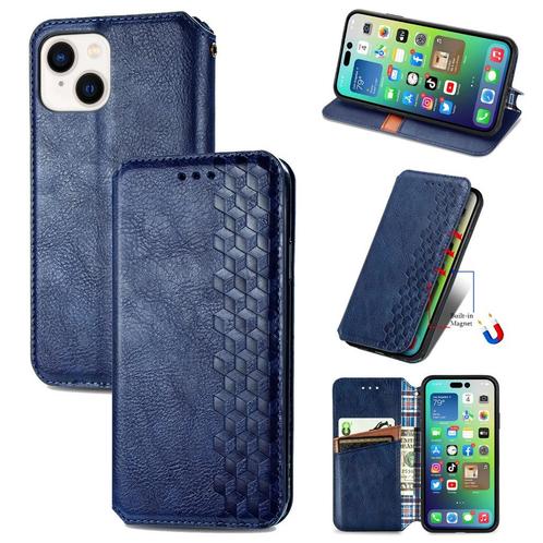 Luxe PU Lederen Wallet Case Set voor iPhone 14 _ Blauw, Telecommunicatie, Mobiele telefoons | Hoesjes en Frontjes | Apple iPhone