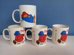 4 mokken Paddington Douwe Egberts DE (afhaalprijs), Huis en Inrichting, Keuken | Servies, Ophalen, Gebruikt, Overige stijlen, Kop(pen) en/of Schotel(s)