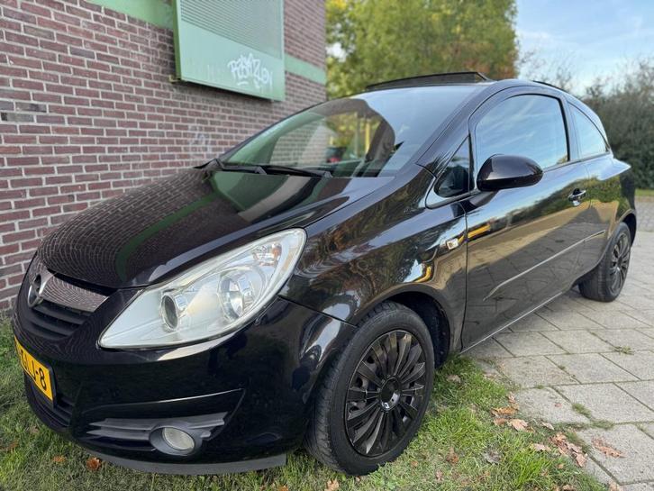 Opel Corsa 1.4-16V Enjoy*2008*Airco|Cruise|Pano|T-Haak, Auto's, Opel, Bedrijf, Corsa, ABS, Airbags, Airconditioning, Centrale vergrendeling