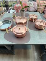 4 Koperen potten van Spring, Overige materialen, Keramische plaat, Overige typen, Ophalen of Verzenden