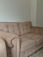 Chesterfield stijl fluweel bankstel - merk Laro chic, Huis en Inrichting, Banken | Bankstellen, Ophalen, Barok stijl fluweel, 150 tot 200 cm