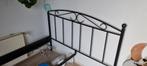 Tweepersoons bedframe 2 x 1.4m - Zonder lattenbodem, Huis en Inrichting, Slaapkamer | Bedden, Ophalen, Gebruikt, Zwart, Tweepersoons