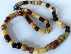 Prachtige Vintage ketting been hout Murano glaskralen, Sieraden, Tassen en Uiterlijk, Kettingen, Verzenden, Zo goed als nieuw