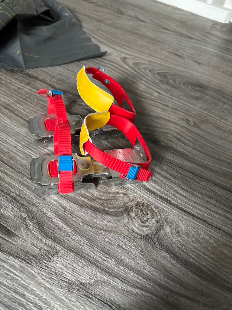 Kinder schaatsen met dubbele ijzers Nijdam, Sport en Fitness, Schaatsen, Ophalen of Verzenden, Gebruikt, Overige typen, Nijdam